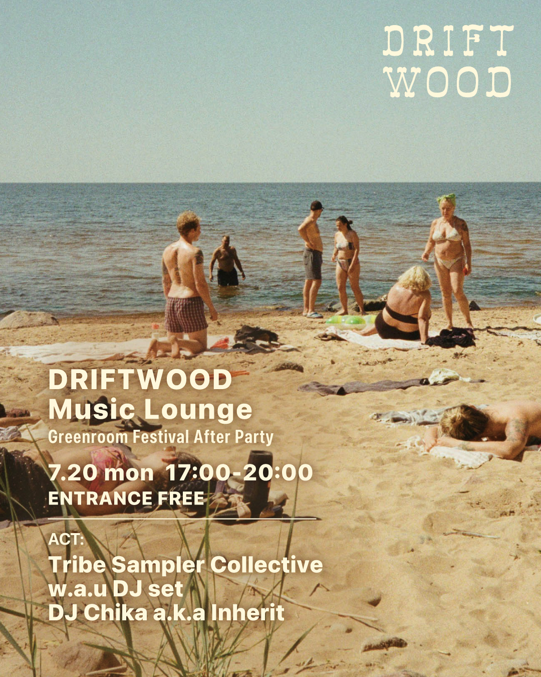 DRIFTWOOD Music Lounge　Greenroom Festival After Party