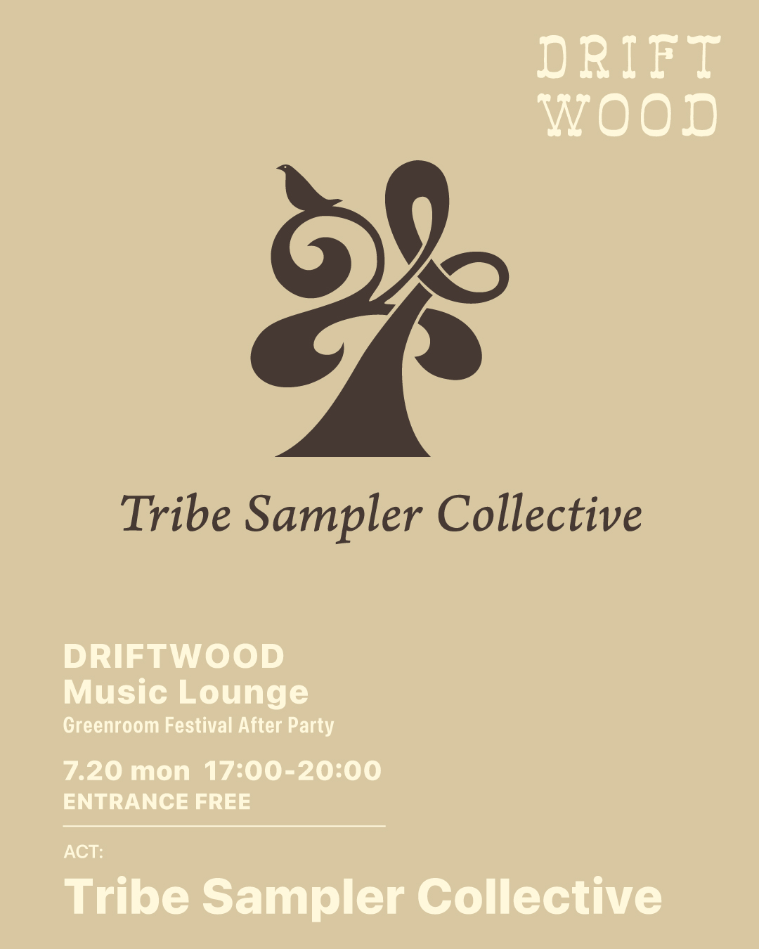 DRIFTWOOD Music Lounge　Greenroom Festival After Party