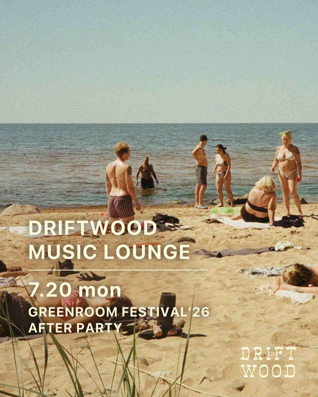 DRIFTWOOD MUSIC LOUNGE　GREENROOM FESTIVAL’26  AFTER PARTY